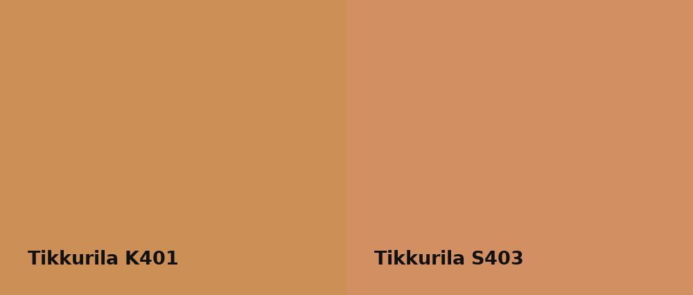Tikkurila  K401 vs Tikkurila  S403