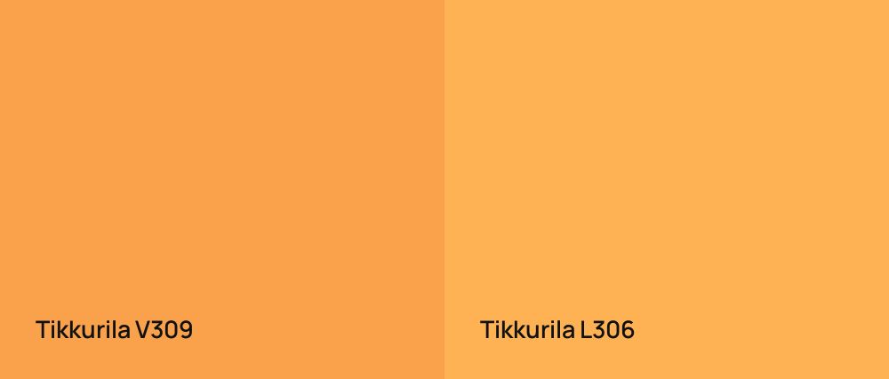 Tikkurila  V309 vs Tikkurila  L306