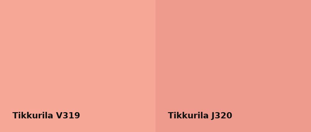 Tikkurila  V319 vs Tikkurila  J320