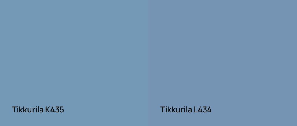 Tikkurila  K435 vs Tikkurila  L434