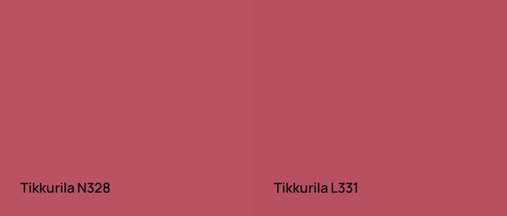 Tikkurila  N328 vs Tikkurila  L331
