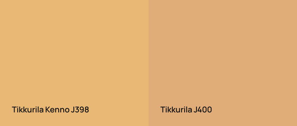 Tikkurila Kenno J398 vs Tikkurila  J400