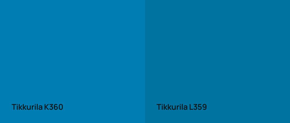 Tikkurila  K360 vs Tikkurila  L359