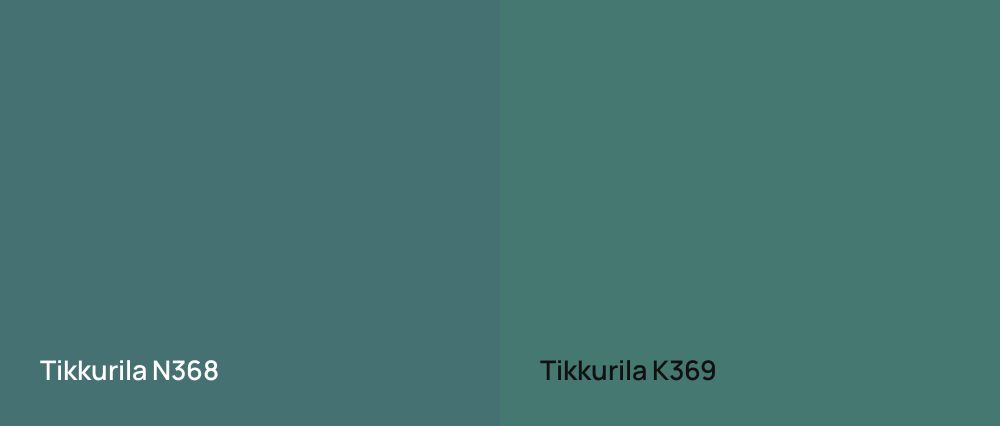 Tikkurila  N368 vs Tikkurila  K369