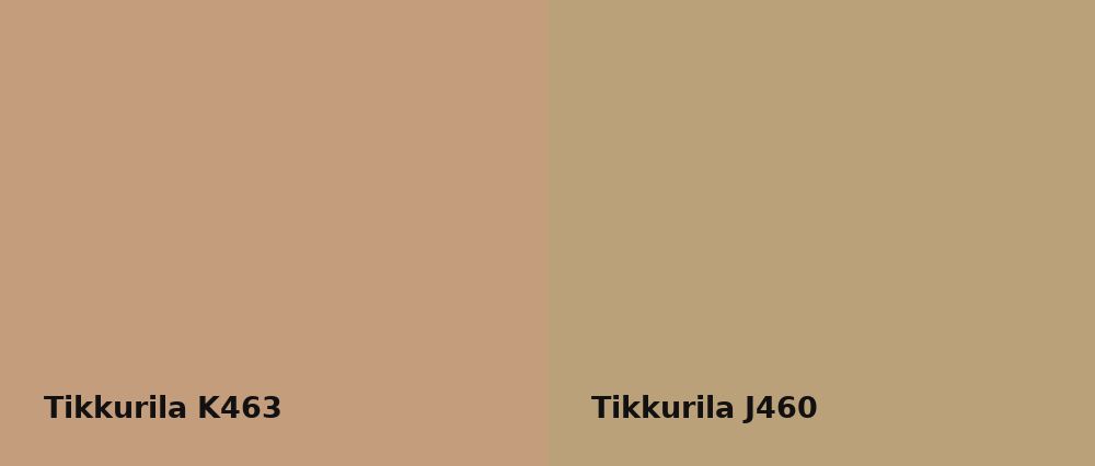 Tikkurila  K463 vs Tikkurila  J460