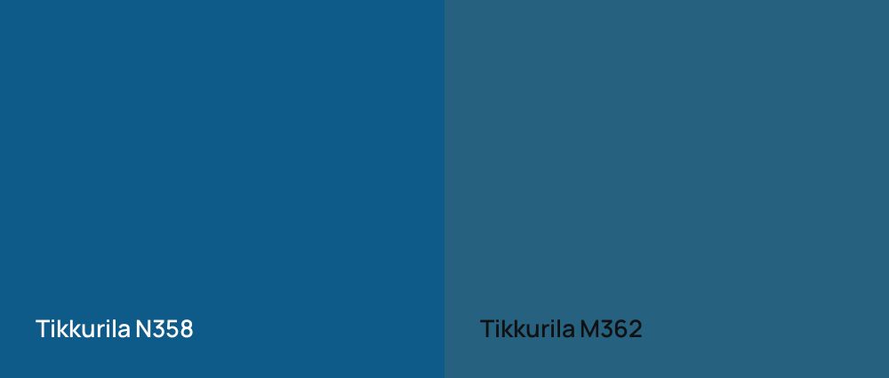 Tikkurila  N358 vs Tikkurila  M362