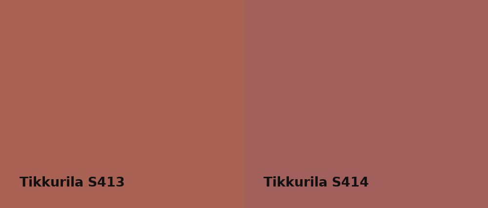 Tikkurila  S413 vs Tikkurila  S414