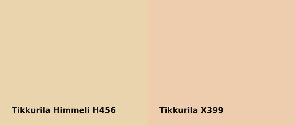 Tikkurila Himmeli H456 vs Tikkurila  X399