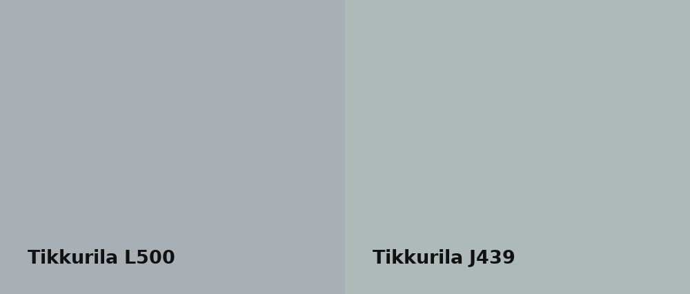 Tikkurila  L500 vs Tikkurila  J439