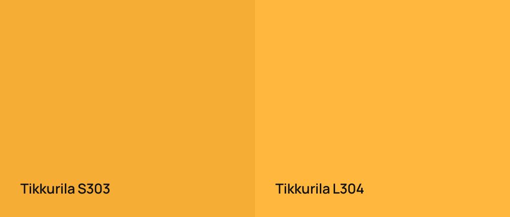 Tikkurila  S303 vs Tikkurila  L304