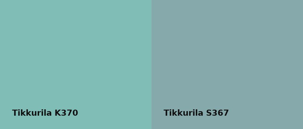 Tikkurila  K370 vs Tikkurila  S367