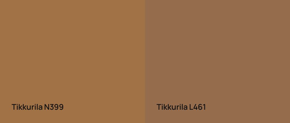 Tikkurila  N399 vs Tikkurila  L461
