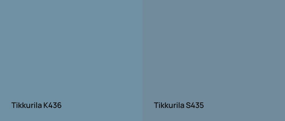 Tikkurila  K436 vs Tikkurila  S435