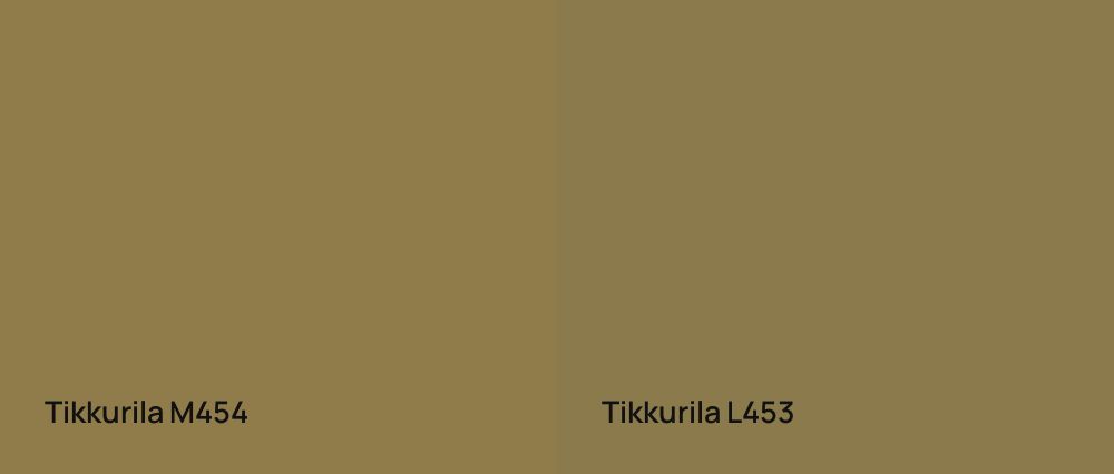 Tikkurila  M454 vs Tikkurila  L453