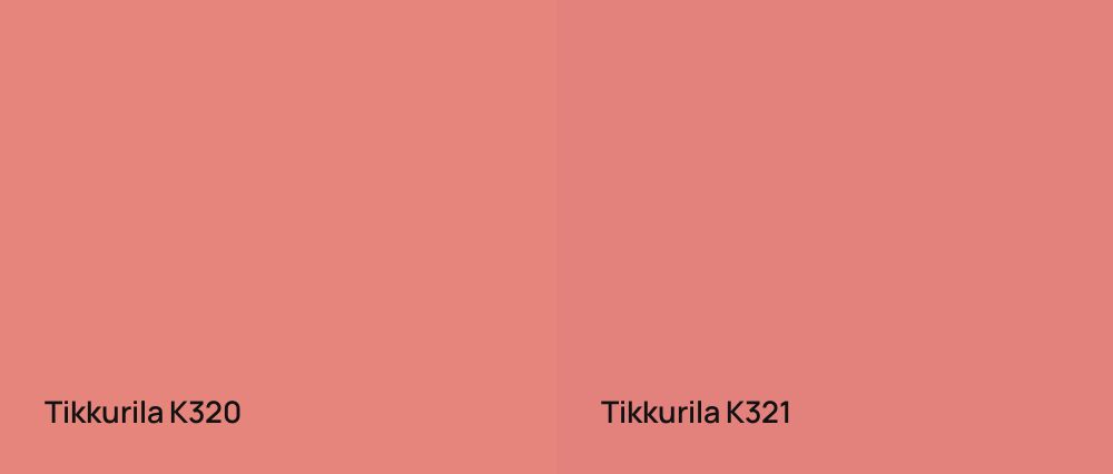 Tikkurila  K320 vs Tikkurila  K321