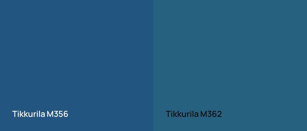 Tikkurila  M356 vs Tikkurila  M362