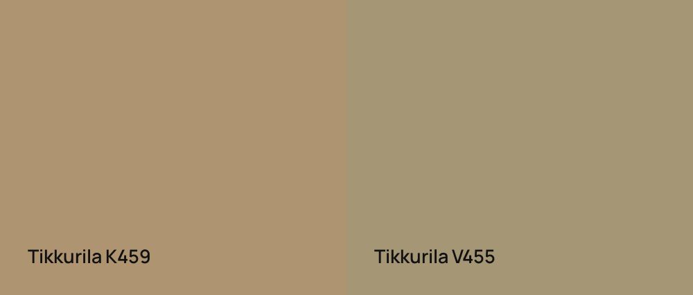 Tikkurila  K459 vs Tikkurila  V455