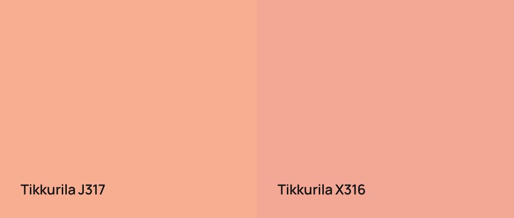 Tikkurila  J317 vs Tikkurila  X316