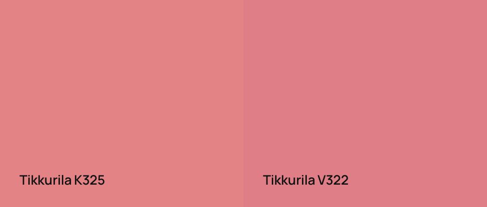 Tikkurila  K325 vs Tikkurila  V322