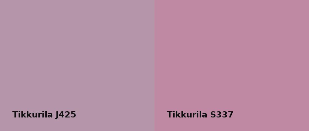 Tikkurila  J425 vs Tikkurila  S337