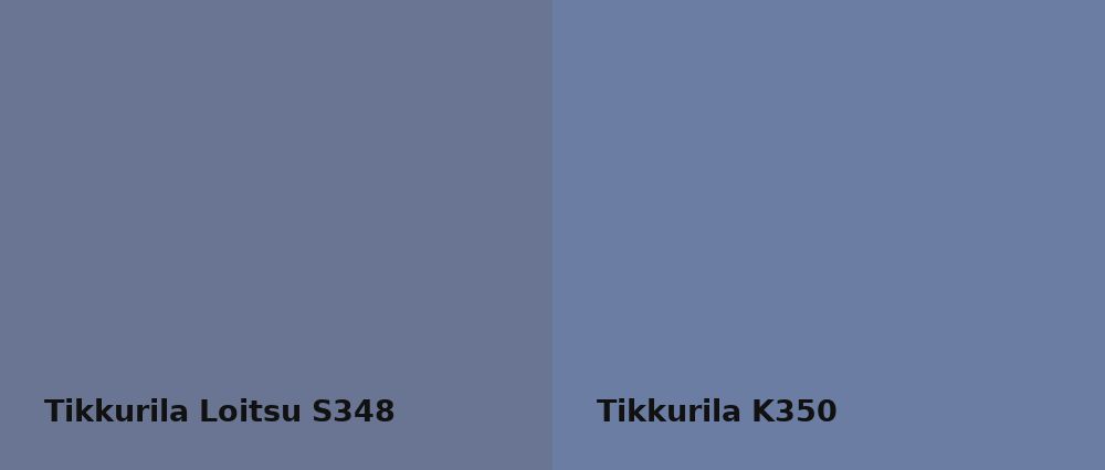 Tikkurila Loitsu S348 vs Tikkurila  K350