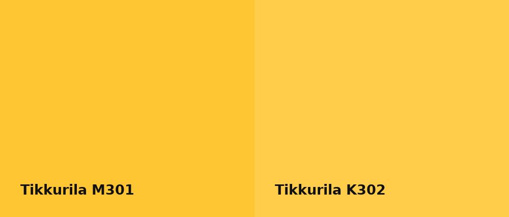 Tikkurila  M301 vs Tikkurila  K302