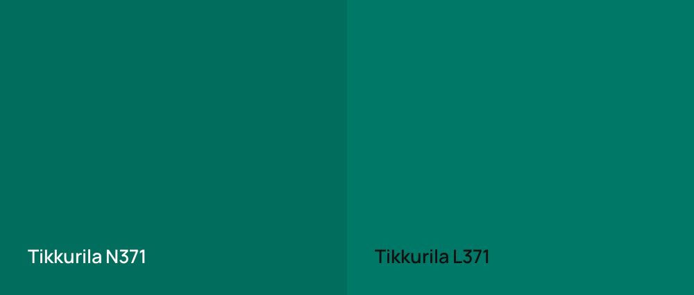 Tikkurila  N371 vs Tikkurila  L371