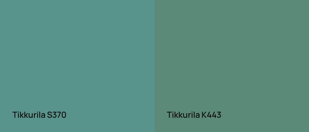 Tikkurila  S370 vs Tikkurila  K443