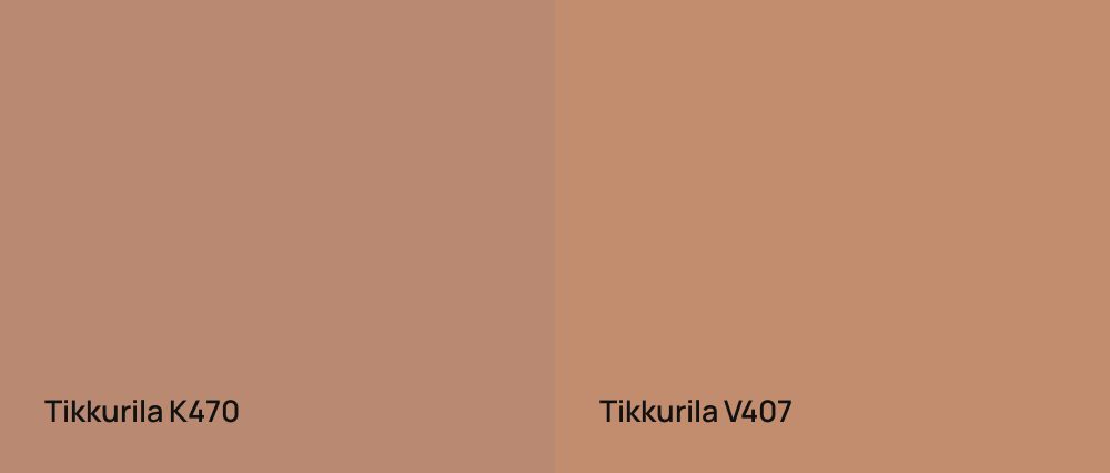 Tikkurila  K470 vs Tikkurila  V407