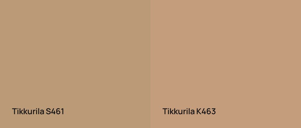 Tikkurila  S461 vs Tikkurila  K463