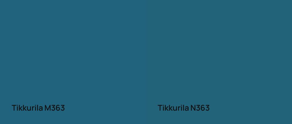 Tikkurila  M363 vs Tikkurila  N363