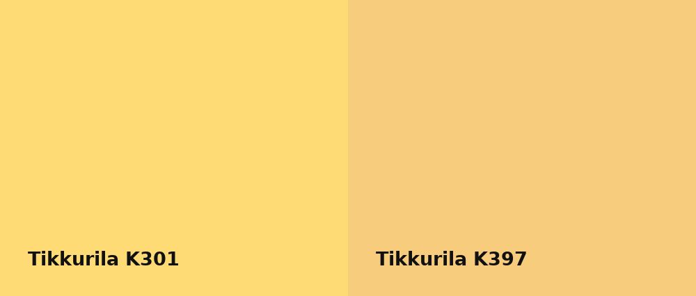 Tikkurila  K301 vs Tikkurila  K397