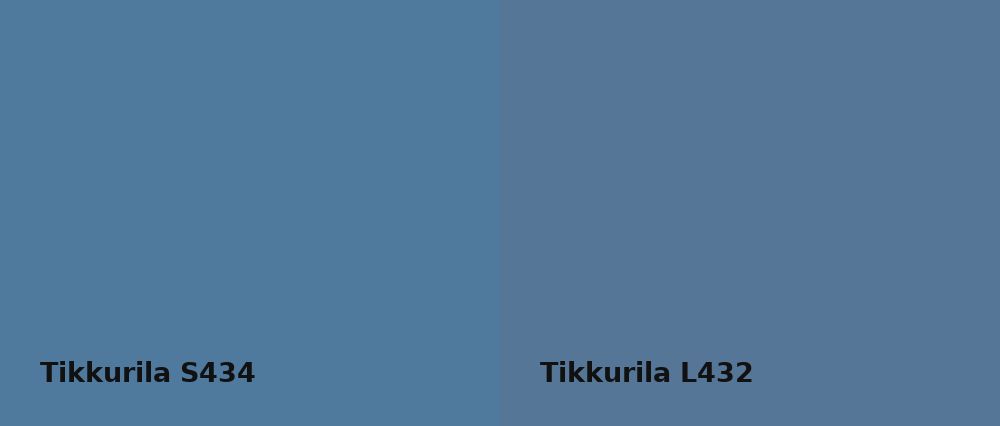 Tikkurila  S434 vs Tikkurila  L432