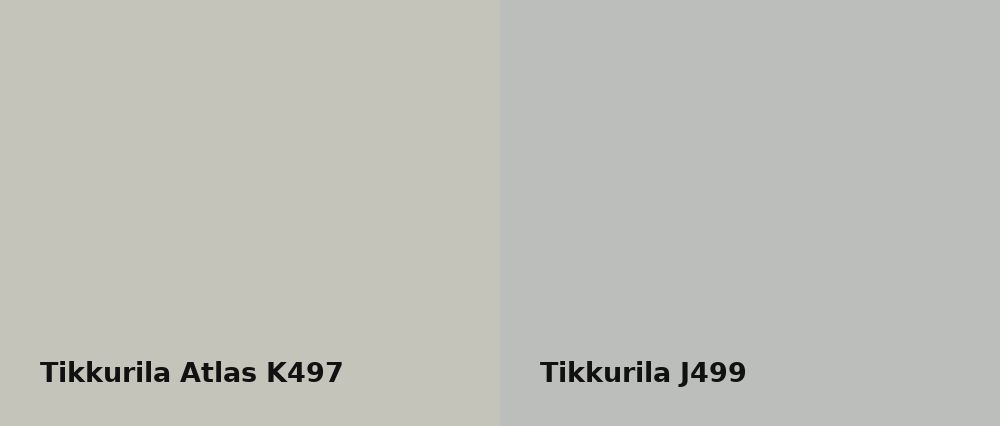 Tikkurila Atlas K497 vs Tikkurila  J499