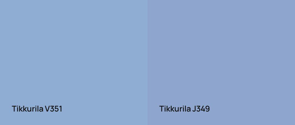 Tikkurila  V351 vs Tikkurila  J349