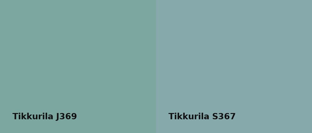 Tikkurila  J369 vs Tikkurila  S367