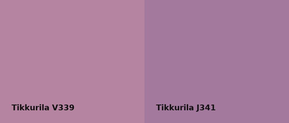Tikkurila  V339 vs Tikkurila  J341