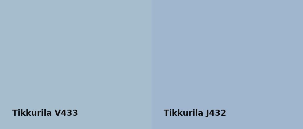 Tikkurila  V433 vs Tikkurila  J432