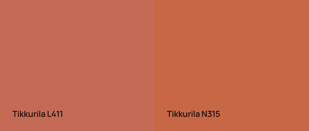 Tikkurila  L411 vs Tikkurila  N315