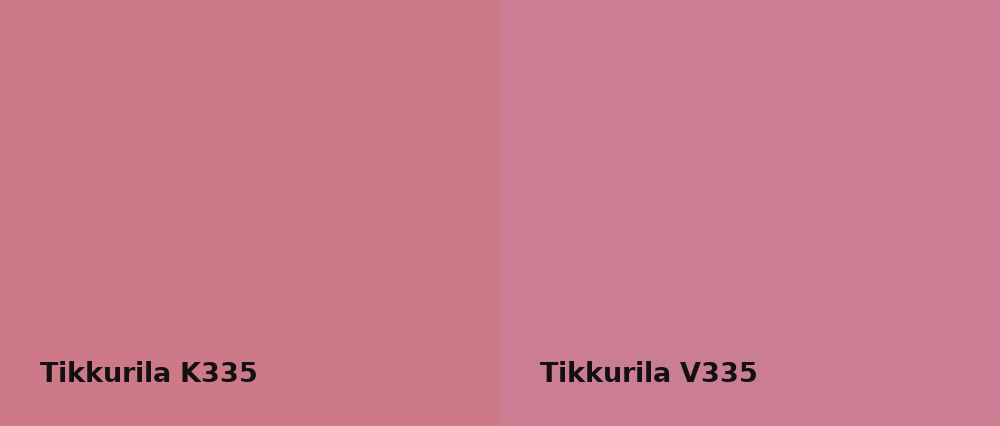 Tikkurila  K335 vs Tikkurila  V335