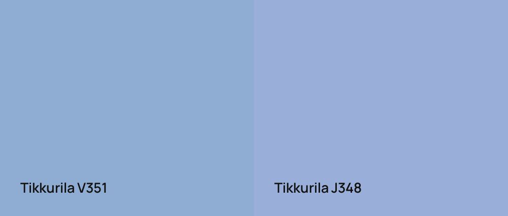 Tikkurila  V351 vs Tikkurila  J348