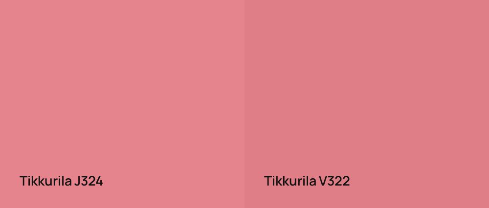 Tikkurila  J324 vs Tikkurila  V322