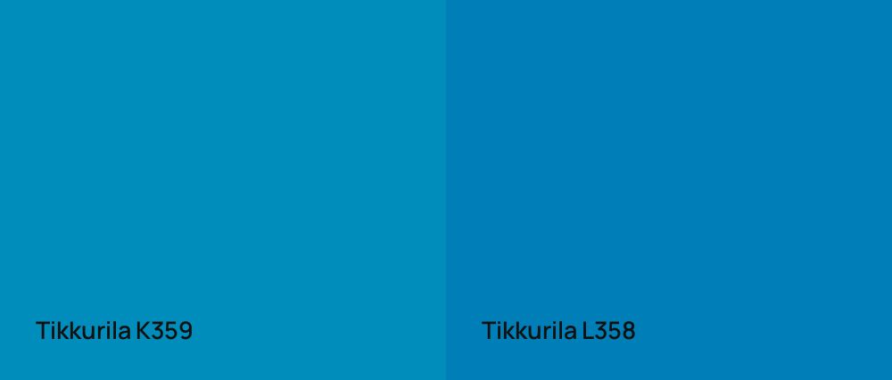Tikkurila  K359 vs Tikkurila  L358