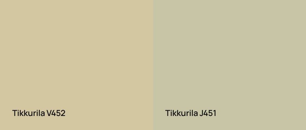 Tikkurila  V452 vs Tikkurila  J451