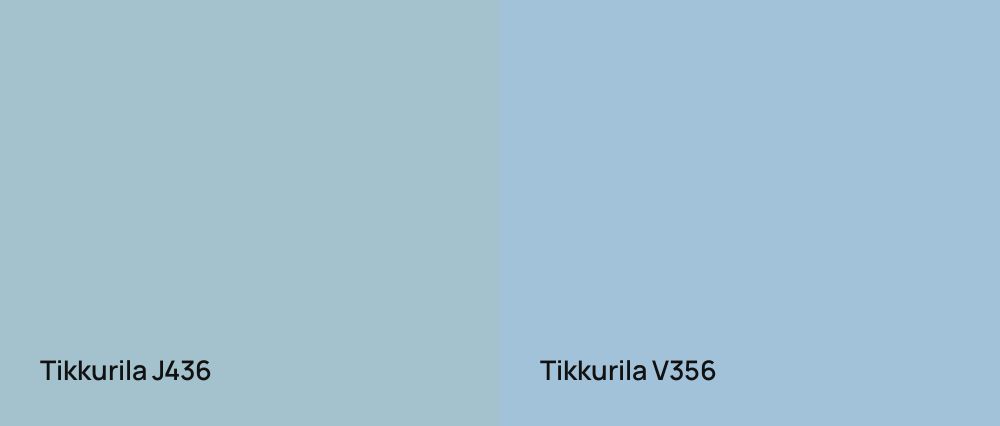 Tikkurila  J436 vs Tikkurila  V356