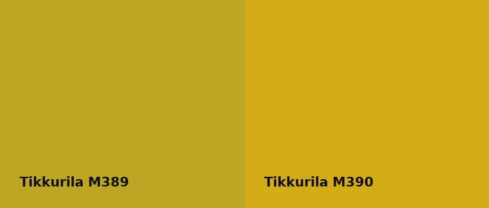 Tikkurila  M389 vs Tikkurila  M390