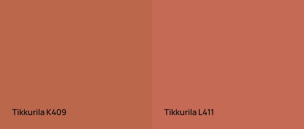 Tikkurila  K409 vs Tikkurila  L411