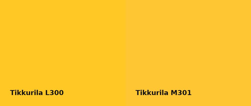 Tikkurila  L300 vs Tikkurila  M301