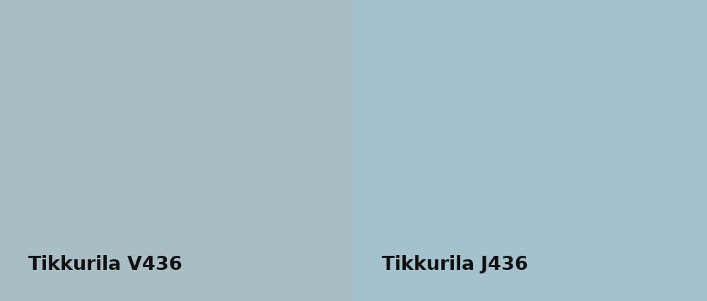 Tikkurila  V436 vs Tikkurila  J436