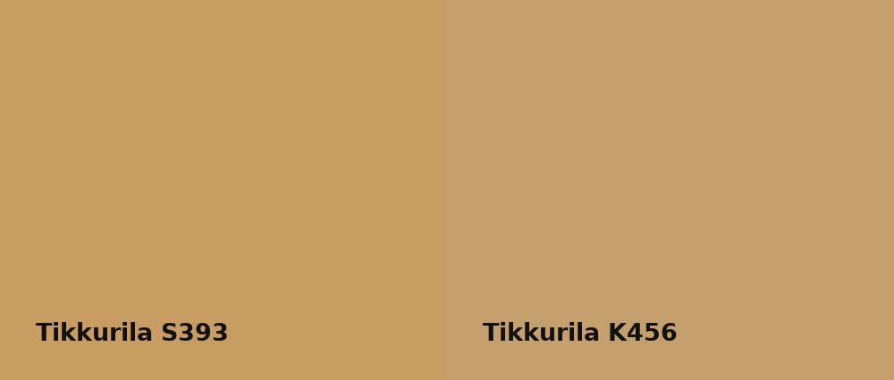 Tikkurila  S393 vs Tikkurila  K456